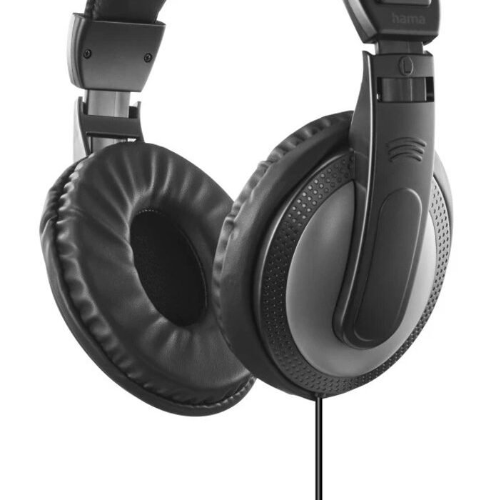 Hama - ShellTV II Hoofdtelefoons - Zwart/Donkergrijs