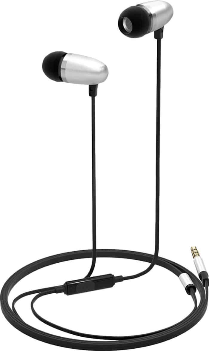 Aukey - EP-C5 In-Ear Headphones - Silver