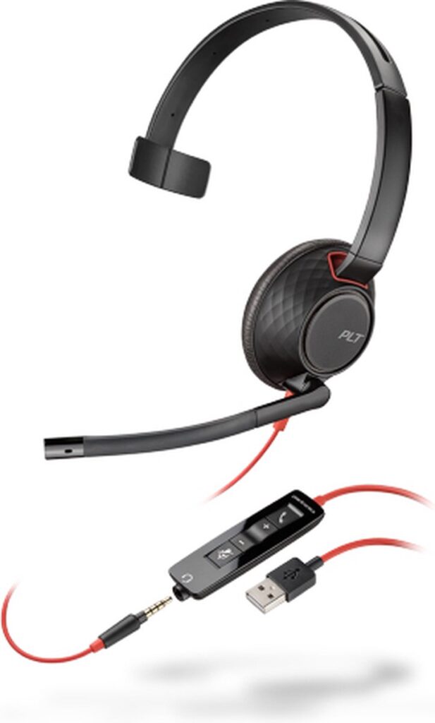 Poly - Blackwire 5210 Headset - Zwart