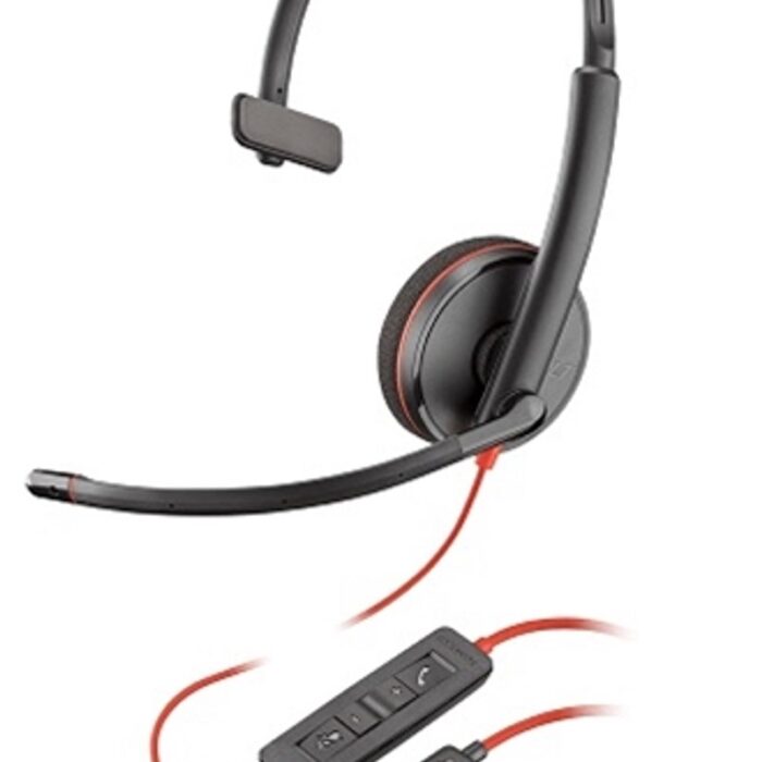 Poly - Blackwire 3210 Headset - Zwart