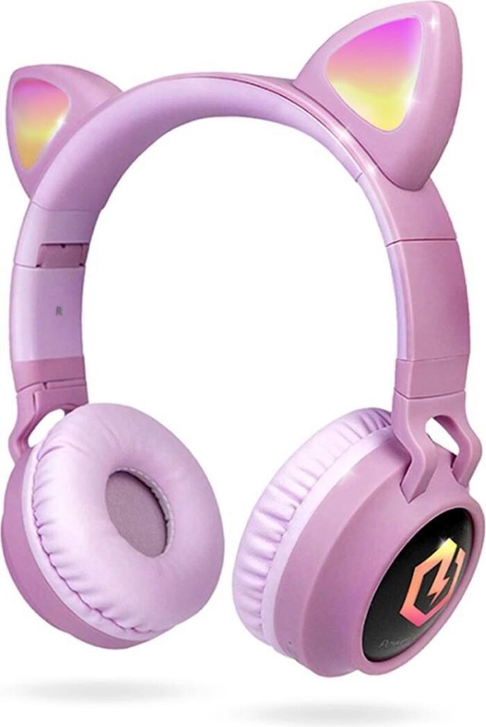 PowerLocus - Buddy Draadloze Koptelefoon - Roze