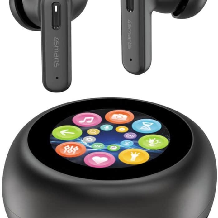 4Smarts - SkyBuds Screen ANC TWS Headset - Zwart