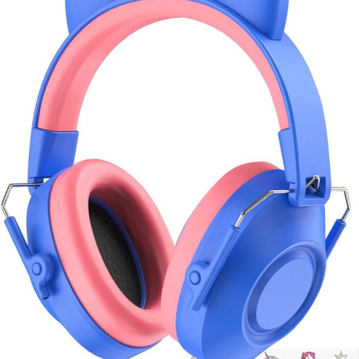 CLGP® - Koptelefoon Kinderen Geluidsdempend - Blauw/Roze