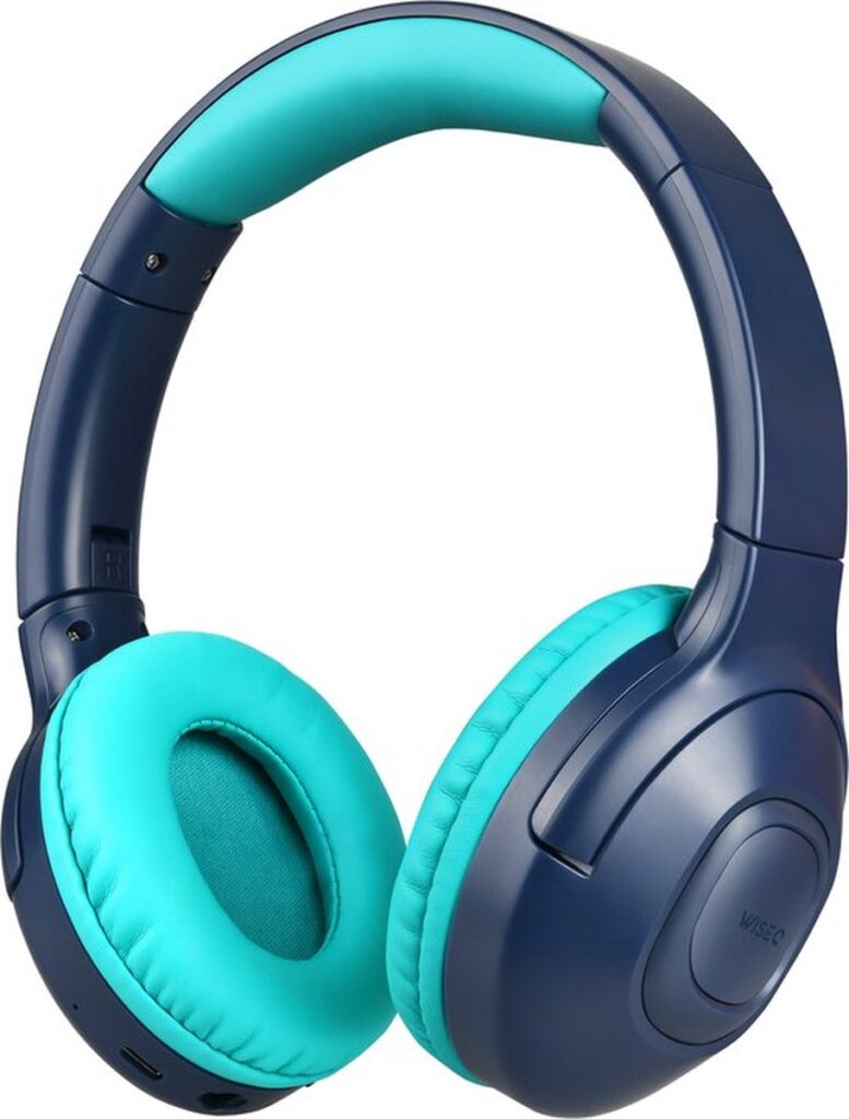 WISEQ - ONBREEKBAAR Draadloze Koptelefoon - Blauw