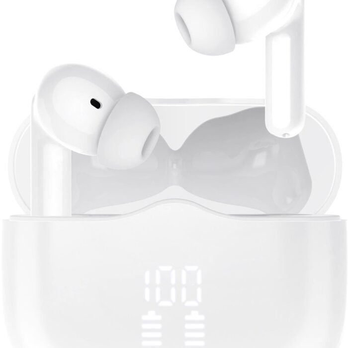 oTronica - Draadloze Oordopjes (ANC) - Wit