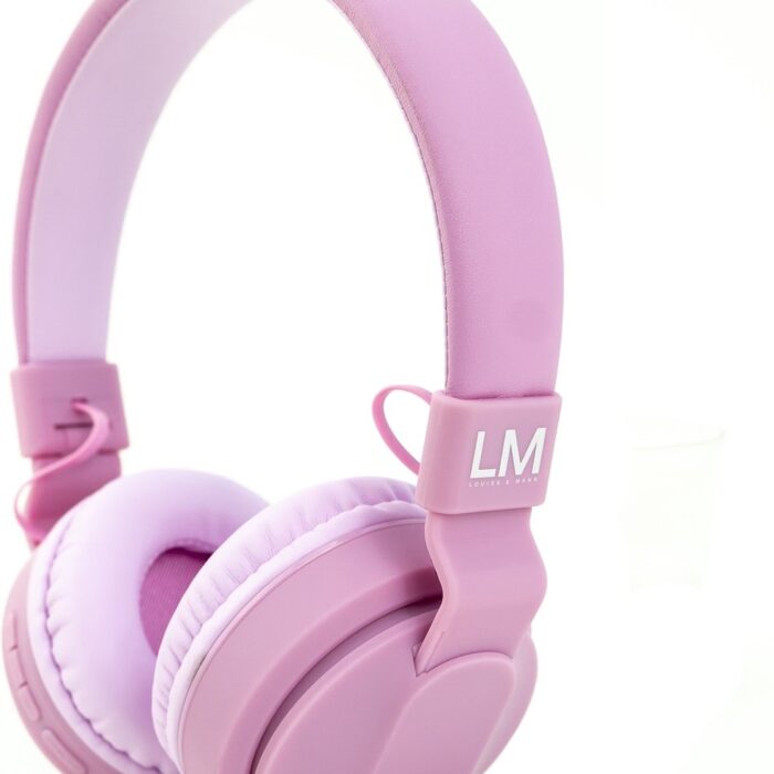 Louise&Mann - Draadloze Over-Ear Koptelefoon - Roze