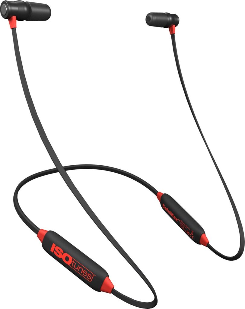 isotunes - XTRA 2.0 - Zwart/Rood