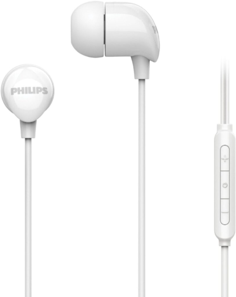 Philips - In-ear Oordopjes met Microfoon - Wit
