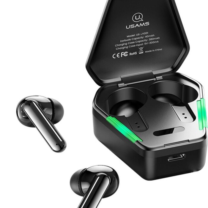 USAMS - JY01 Gaming Wireless Earbuds - Zwart