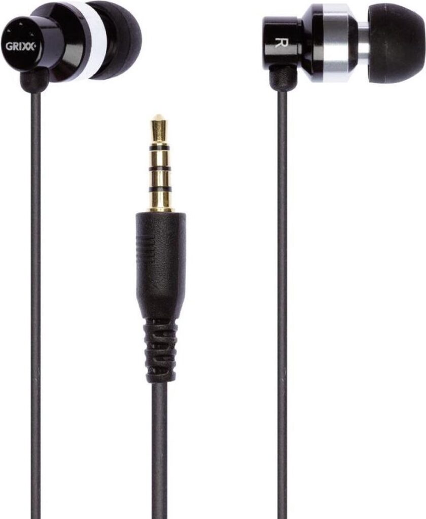 Grixx - Optimum In-Ear Oordopjes - Zwart