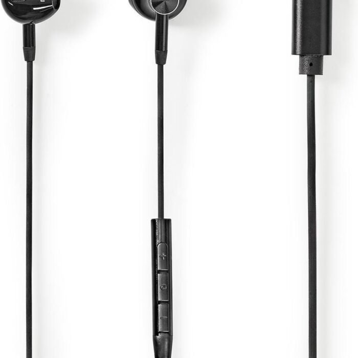 Nedis - Bedrade Koptelefoon USB-C - Zwart