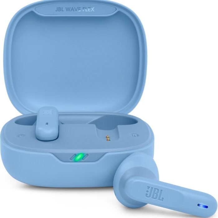 JBL - Wave Flex Draadloze Oordopjes - Blauw