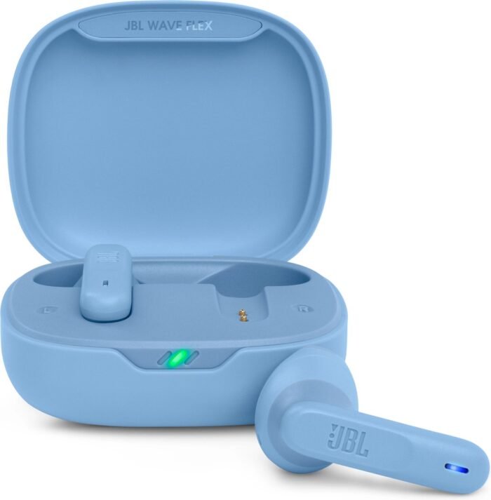 JBL - Wave Flex Draadloze Oordopjes - Blauw