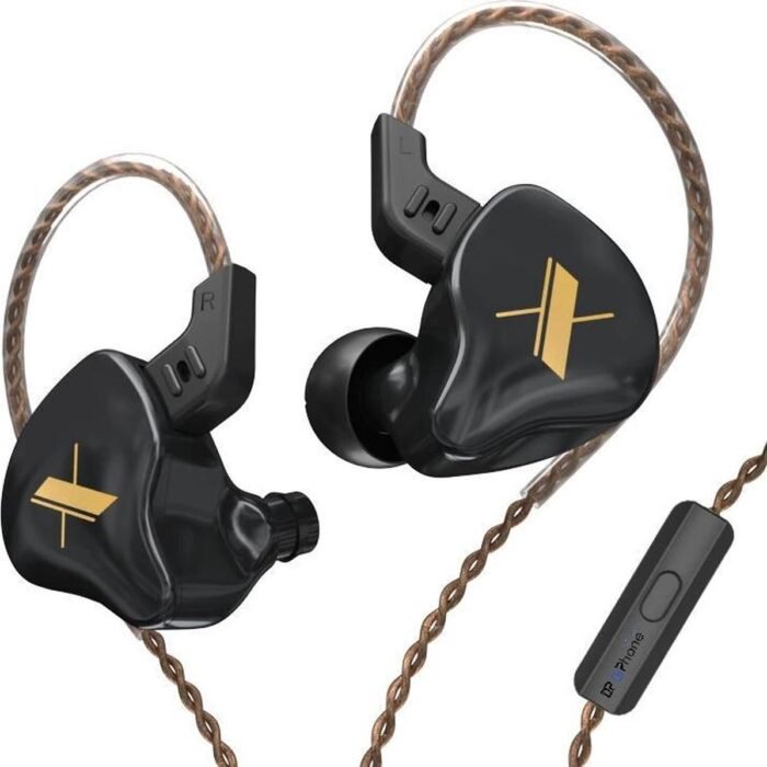 DrPhone - KZ10 In-Ear Oordoppen - Zwart