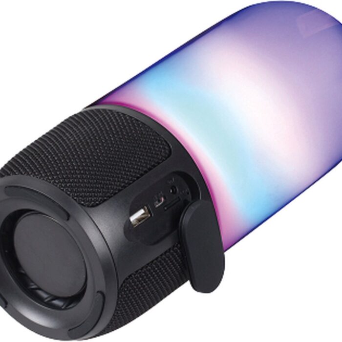 V-tac - Bluetooth Speaker met Lichteffect - Zwart