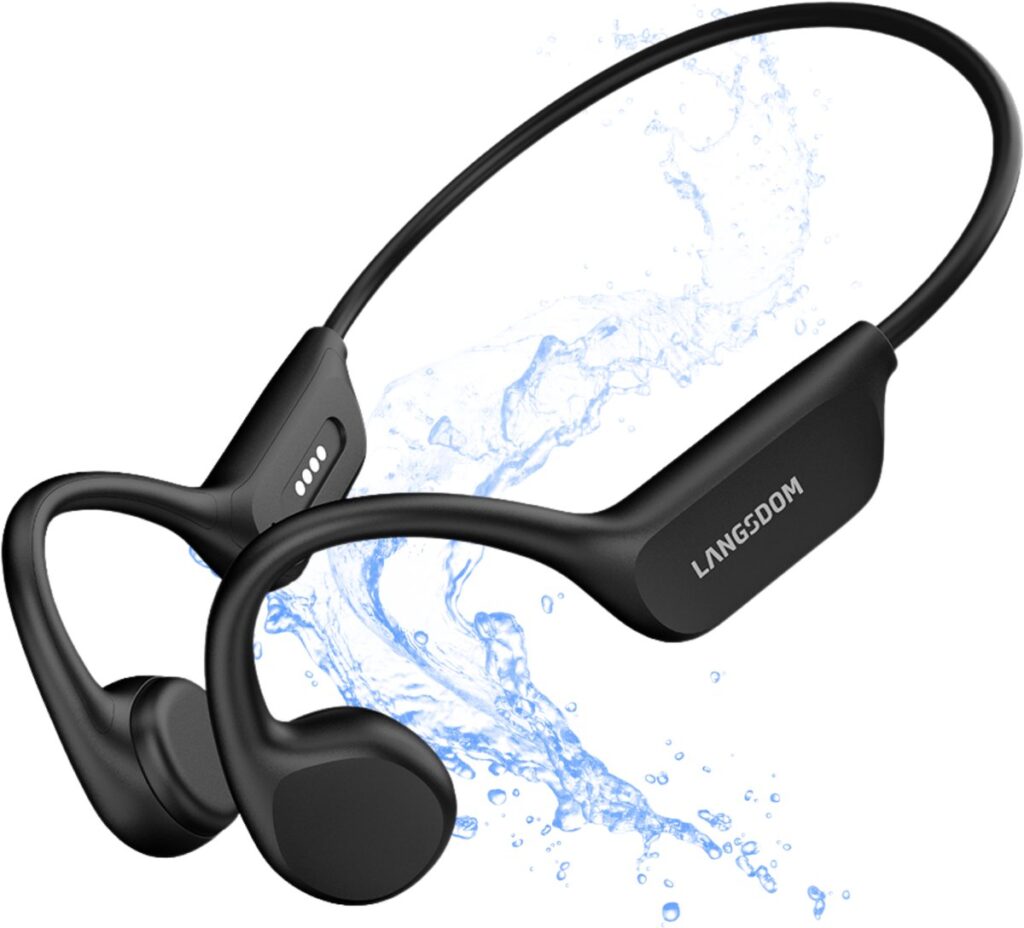 Langsdom - Bone Conduction Headphone - Zwart