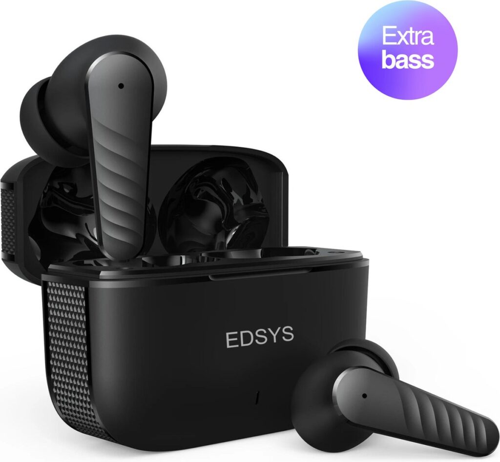 EDSYS - Bluetooth Sport Oordopjes - Zwart