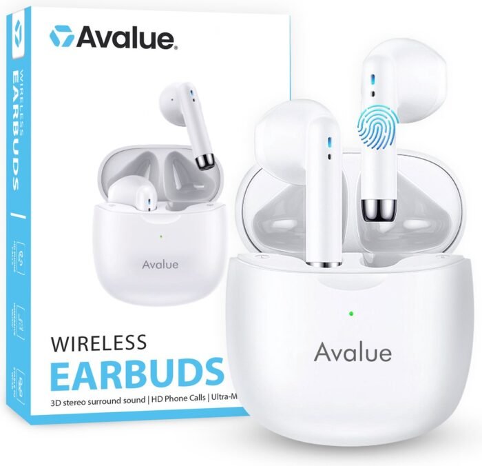 Avalue - Draadloze Oordopjes - Wit
