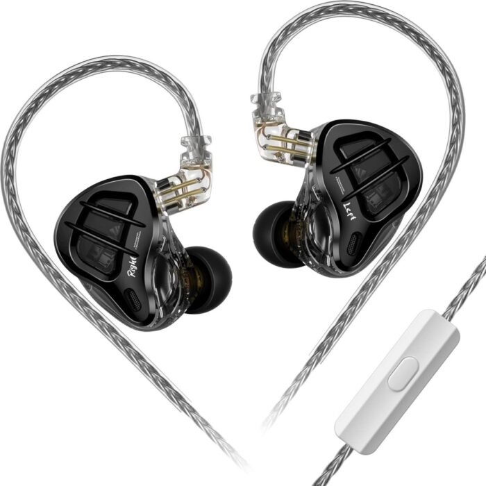 KZ - ZAR In-Ear Monitoren met 8 Drivers - Zwart