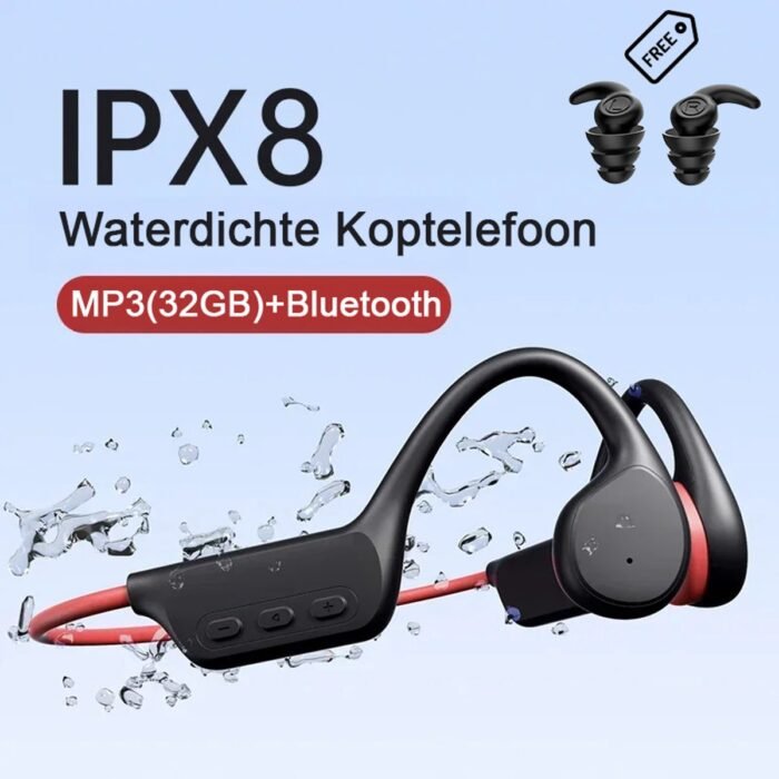 Koning Import - Bone Conduction Headphone - Zwart