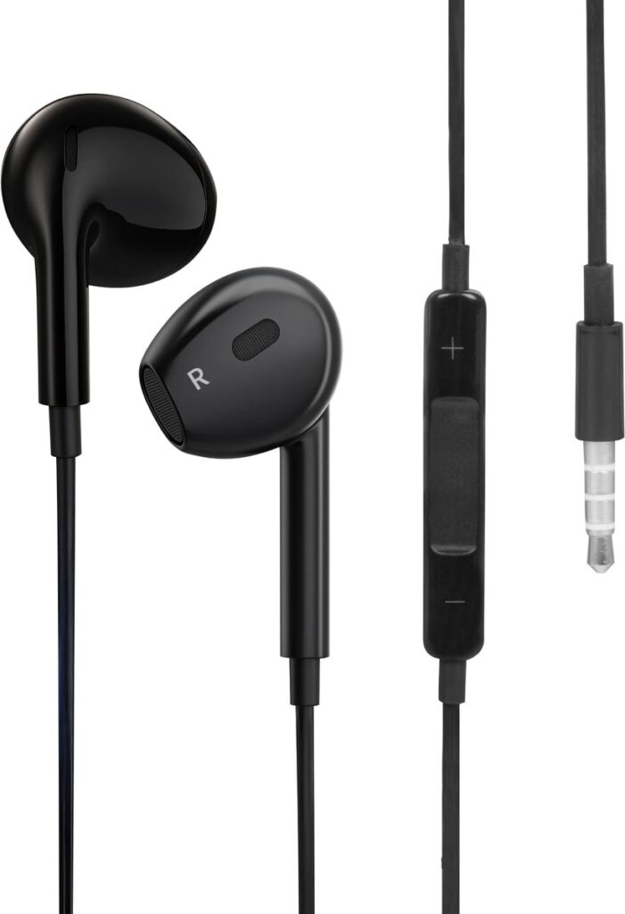 Nuvance - In-Ear Oordopjes met Draad - Zwart