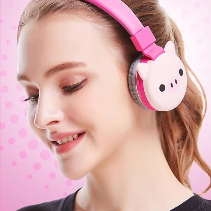 Merkloos - Dieren Bluetooth Koptelefoon - Veelkleurig