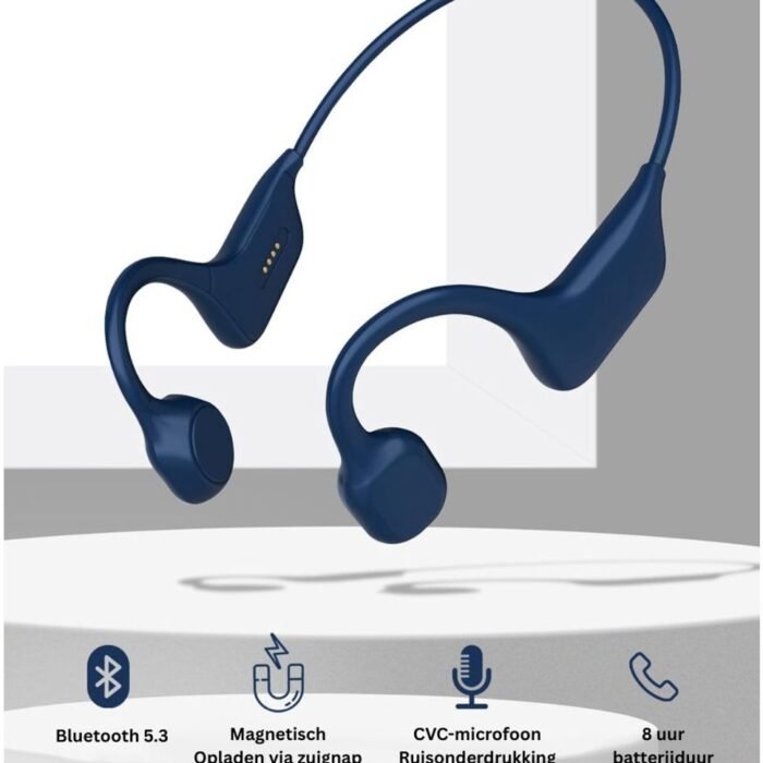 Merkloos - Bone Conduction Headphone - Blauw