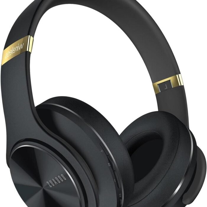 Merkloos - Care 1 Over-Ear Koptelefoon - Zwart-Goud