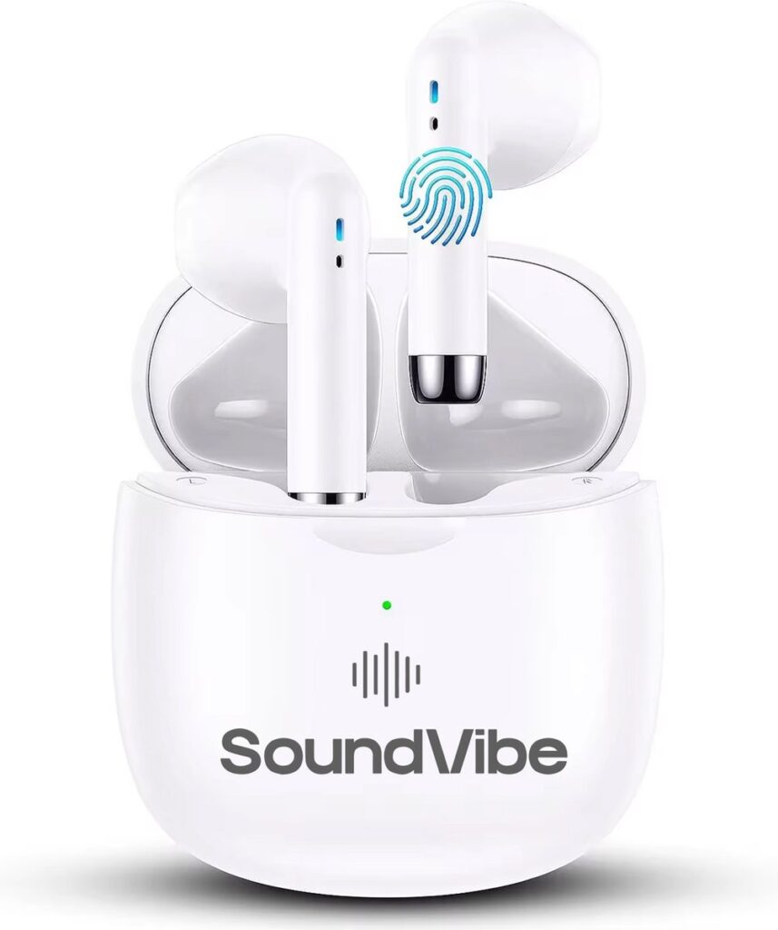 Soundvibe - HE080 Draadloze Earpods - Wit