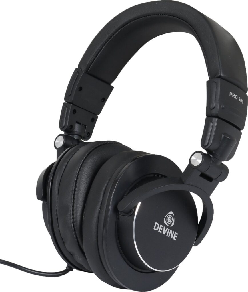 Devine - PRO 900 DJ/Studio koptelefoon - Zwart