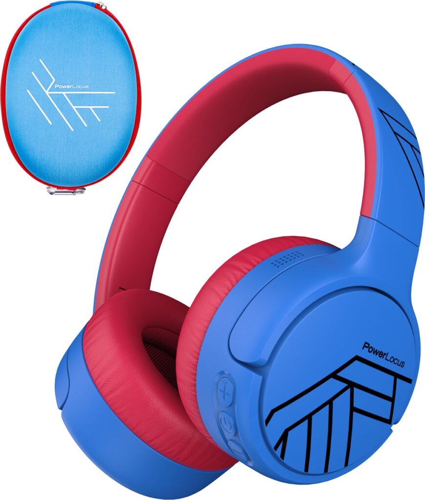 PowerLocus - Tiger Draadloze Kind Koptelefoon - Blauw/Zwart