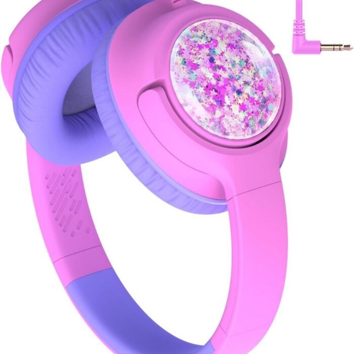 Vellaro - Kinderkoptelefoon - Lila glitters