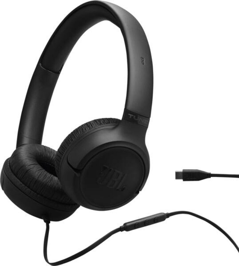 JBL - Tune 530C USB-C On-Ear koptelefoon - Zwart