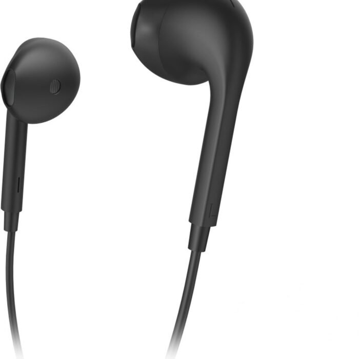 Hama - Glow Oordopjes met Microfoon - Zwart