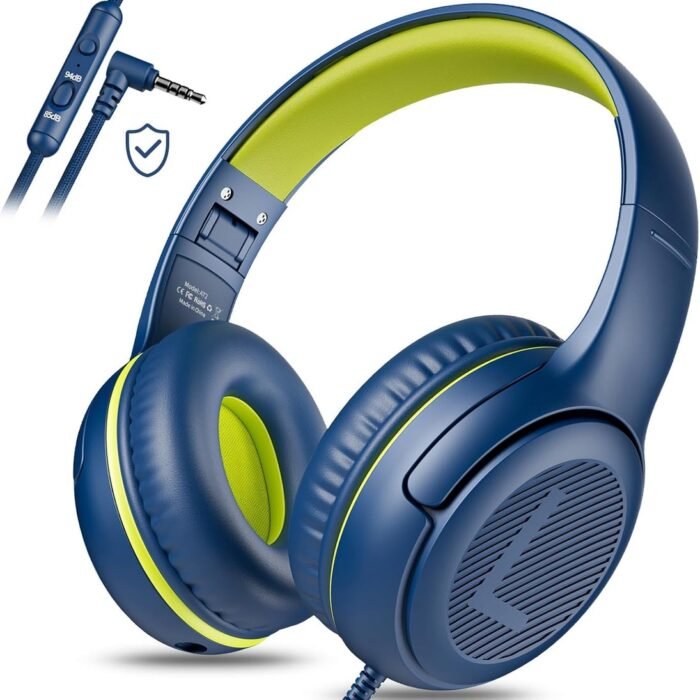 Solacis - Koptelefoon kinderen - Blauw Groen