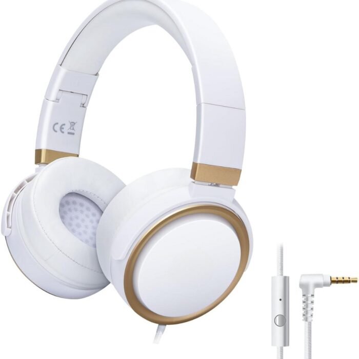 Vellaro - Bedrade Kinderkoptelefoon - Wit