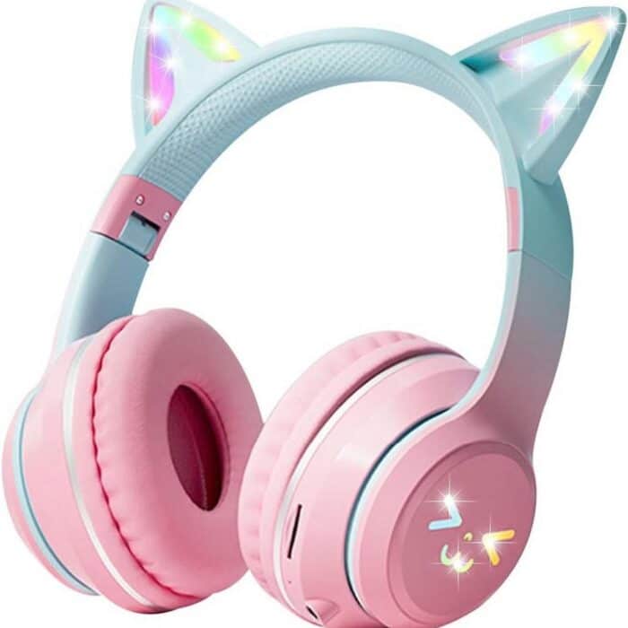 Sanorum - Draadloze Koptelefoon Over-Ear - Roze