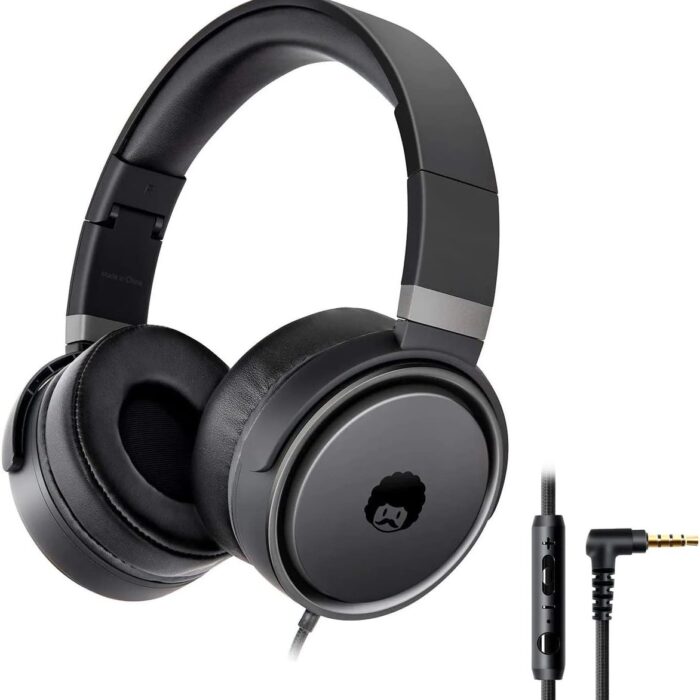 Merkloos - Kinderkoptelefoon - Zwart