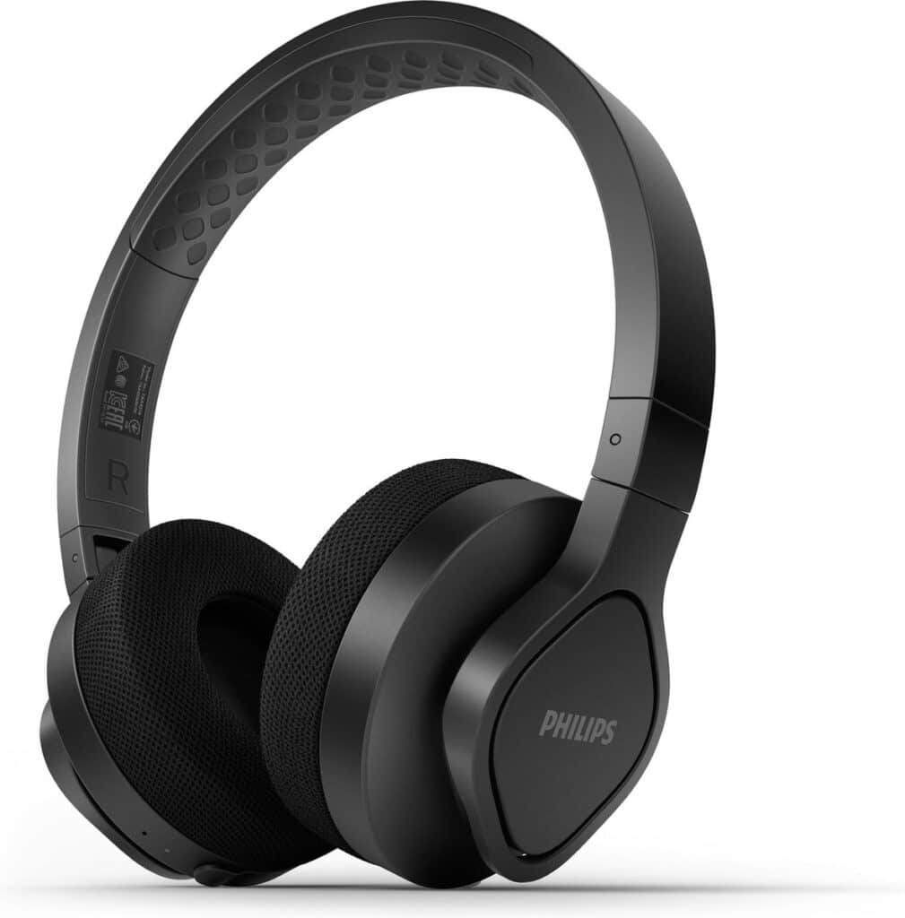Philips Sound - TAA4216 Draadloze Sport Koptelefoon - Zwart