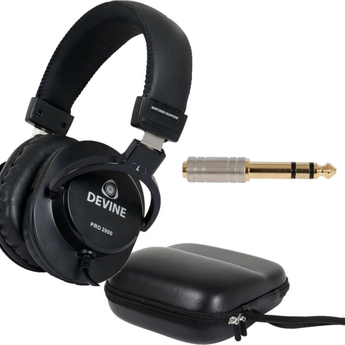 Devine - PRO 2000 Hoofdtelefoon - Zwart