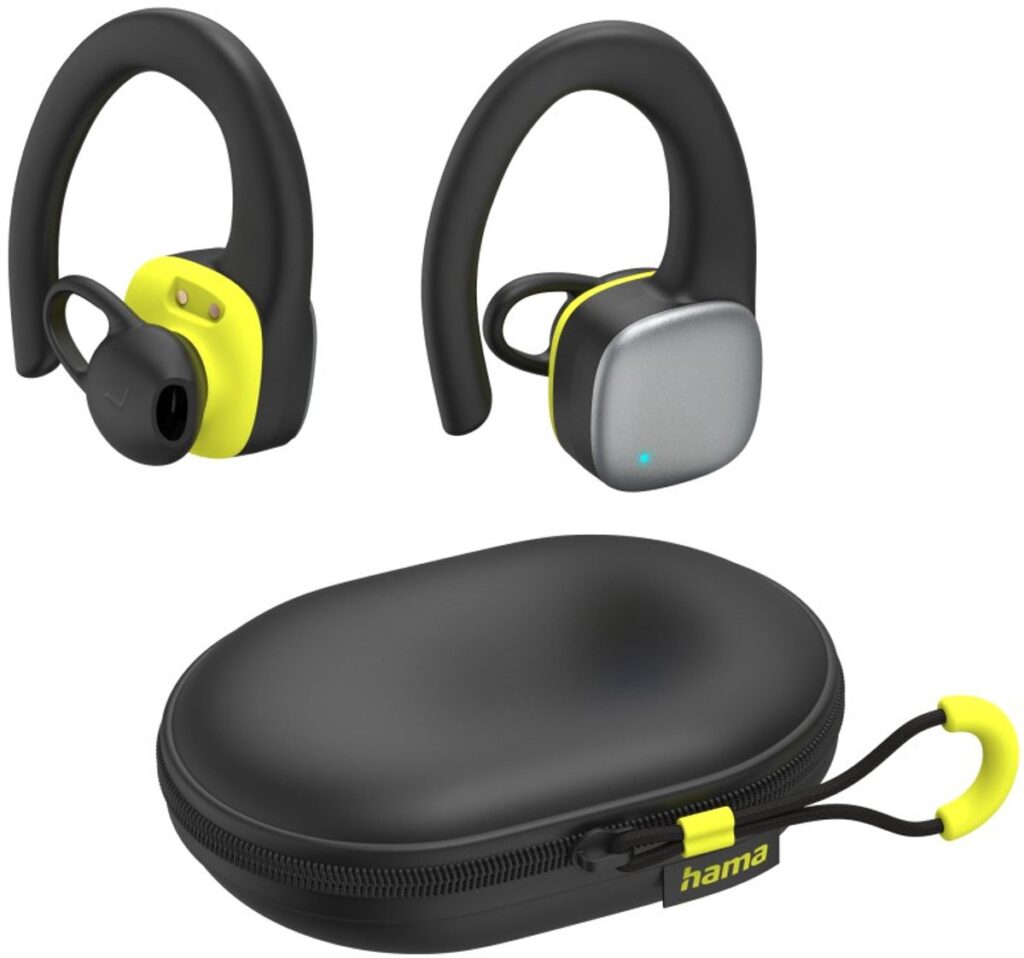 Hama - True Wireless earhook - Zwart/Geel