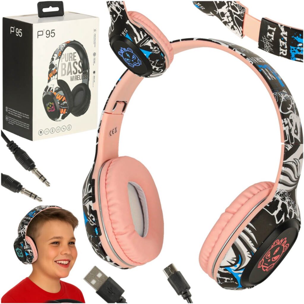 MOZY - Draadloze Koptelefoon - Roze