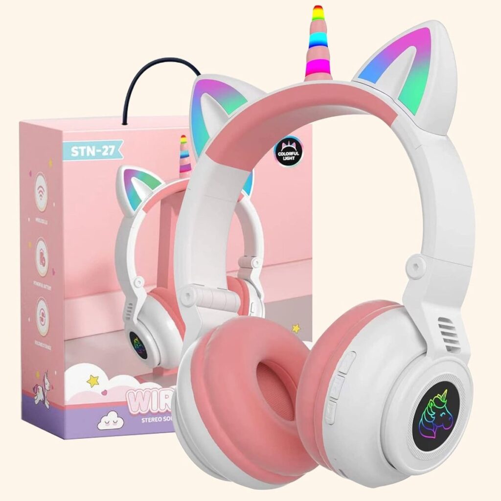 Merkloos - Kinderkoptelefoon - Roze