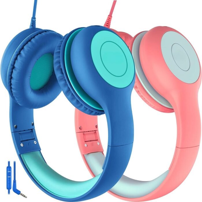 Vellaro - Kinderkoptelefoon - Blauw-Roze