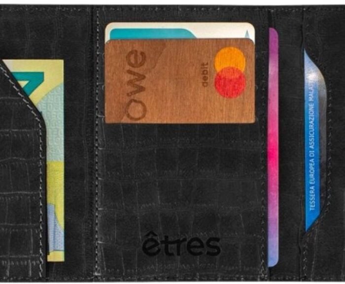 Techmade - Etres Smart Wallet - Zwart