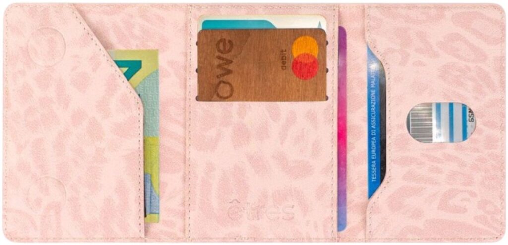 Techmade - Etres Smart Wallet - Roze