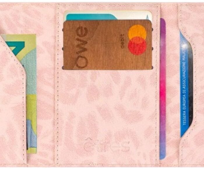 Techmade - Etres Smart Wallet - Roze