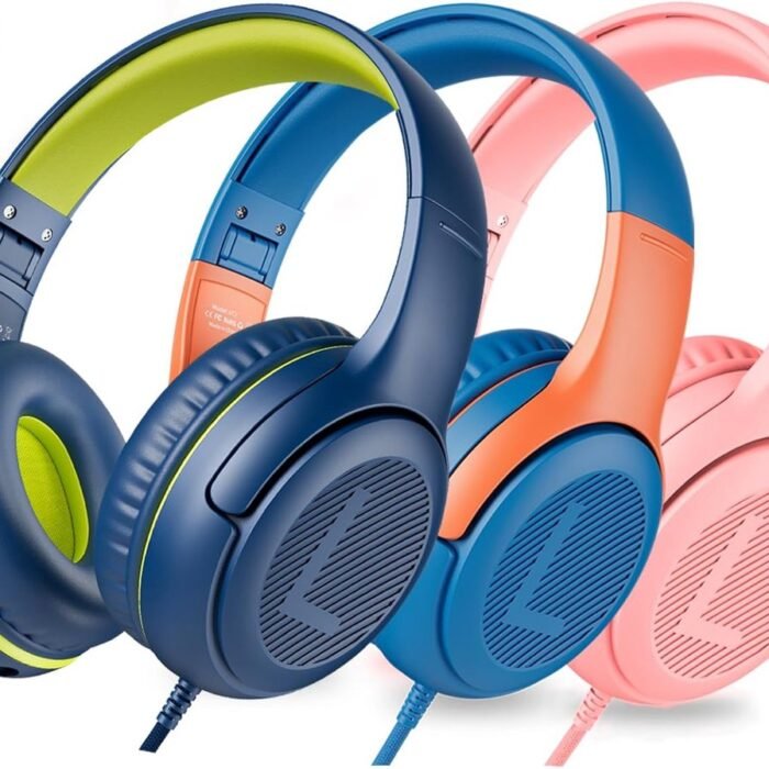 Solacis - Kinderkoptelefoon met kabel - BlauwRoze...