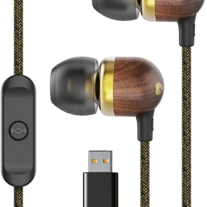 House of Marley - Smile Jamaica USB-C Oordopjes - Bruin