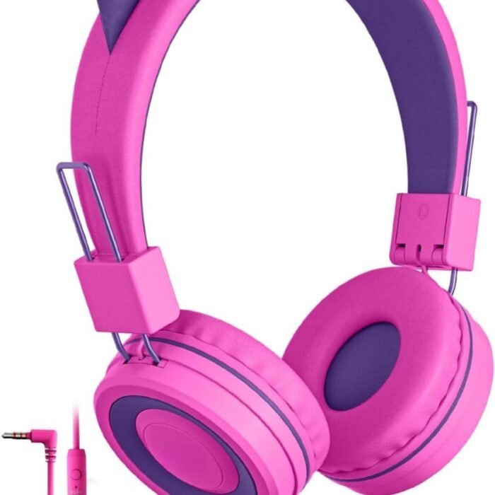 Vellaro - Koptelefoon met auto-oren - Roze